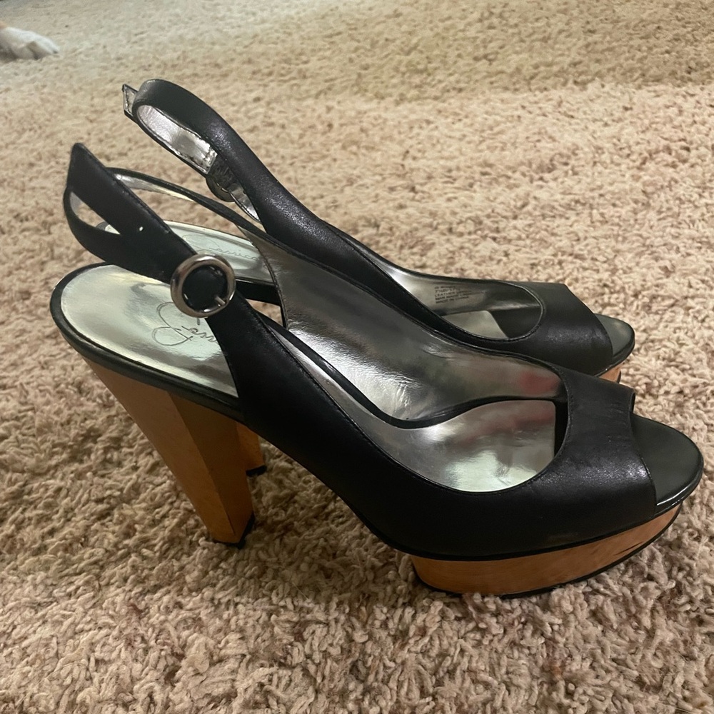 Jessica Simpson Black heels. Size 7.5